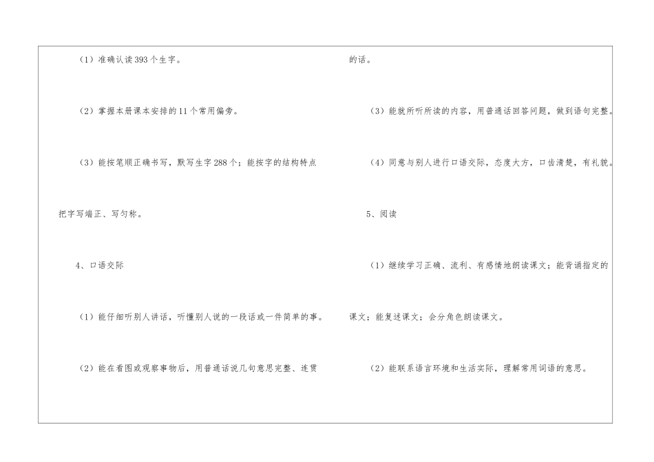 精选语文教学计划集合六篇_第3页