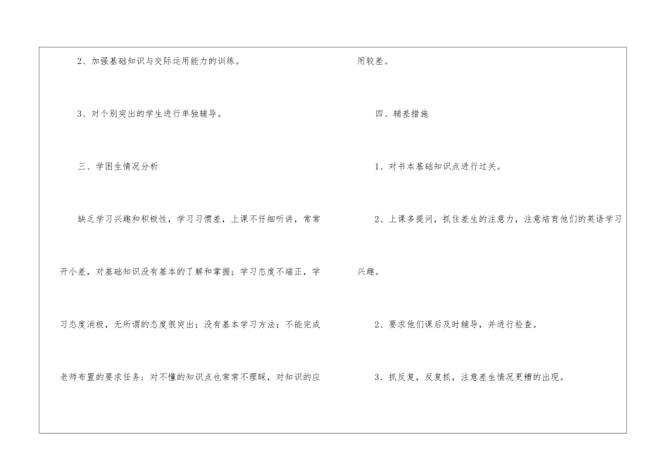 精选转差工作计划三篇_第2页