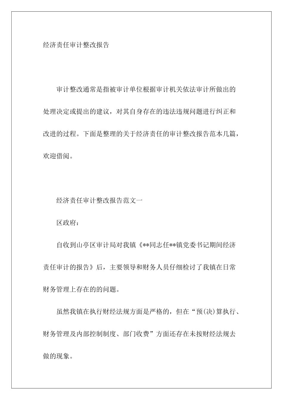 经济责任审计整改报告_第2页