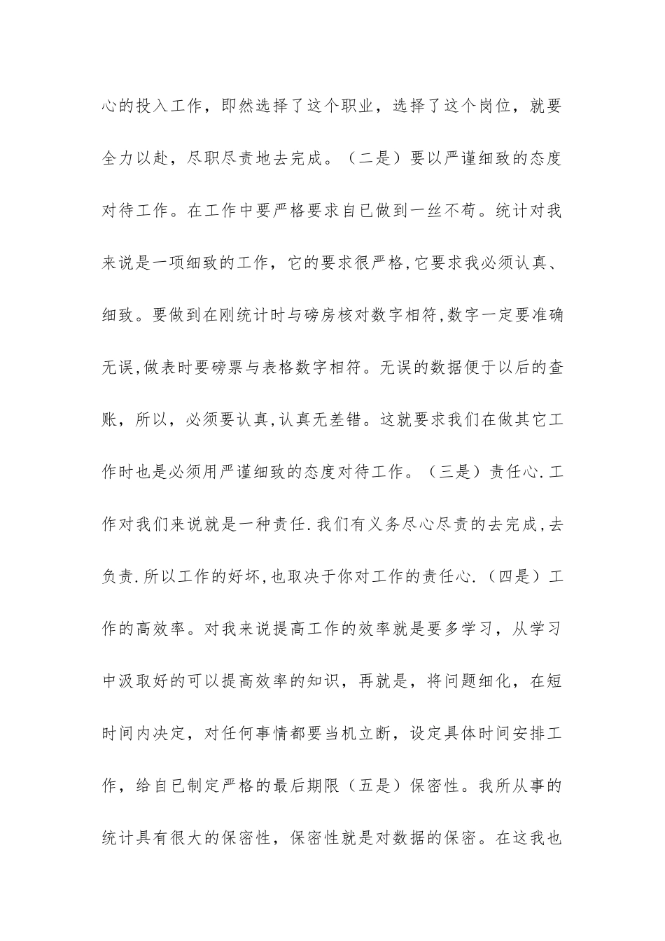 统计工作2024年个人工作总结-_第2页