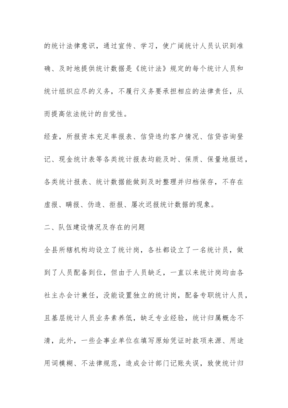 统计工作自查报告的相关-_第2页