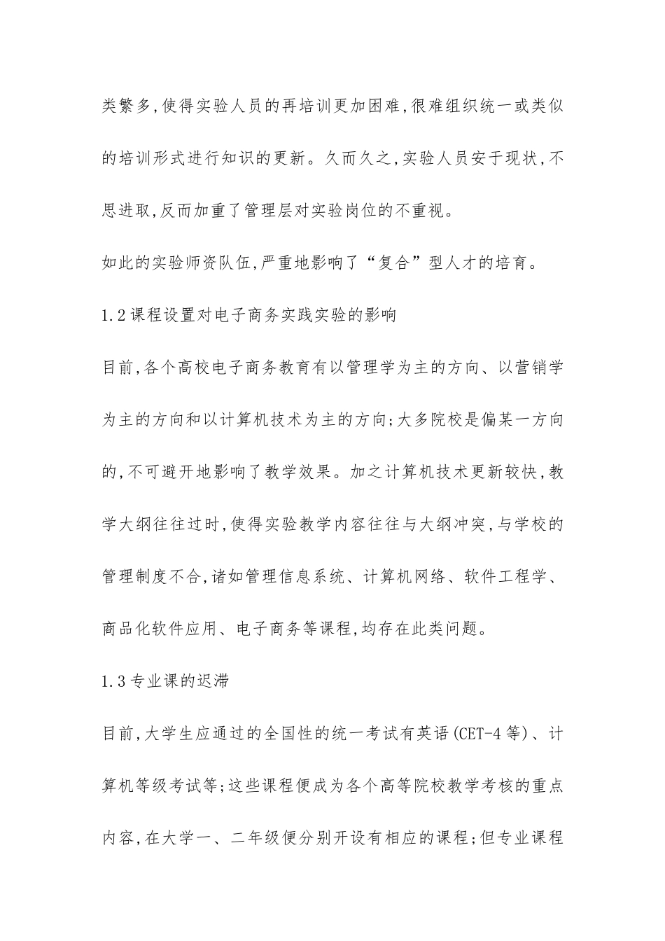 综述电子商务实践实验教学_第3页