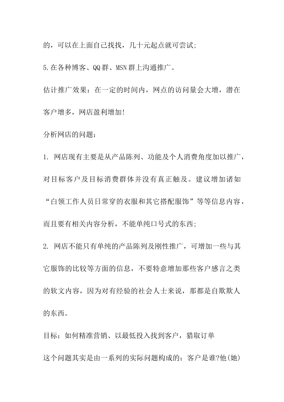 网店推广策划书_第3页