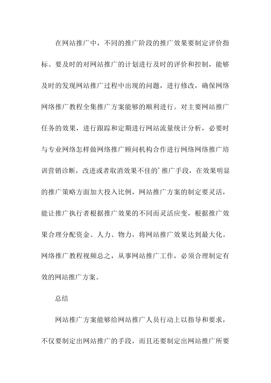 网络推广网站推广方案_第3页