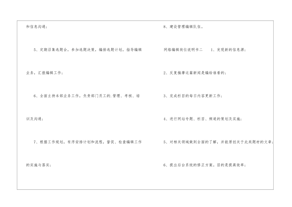 网络编辑岗位说明_第2页