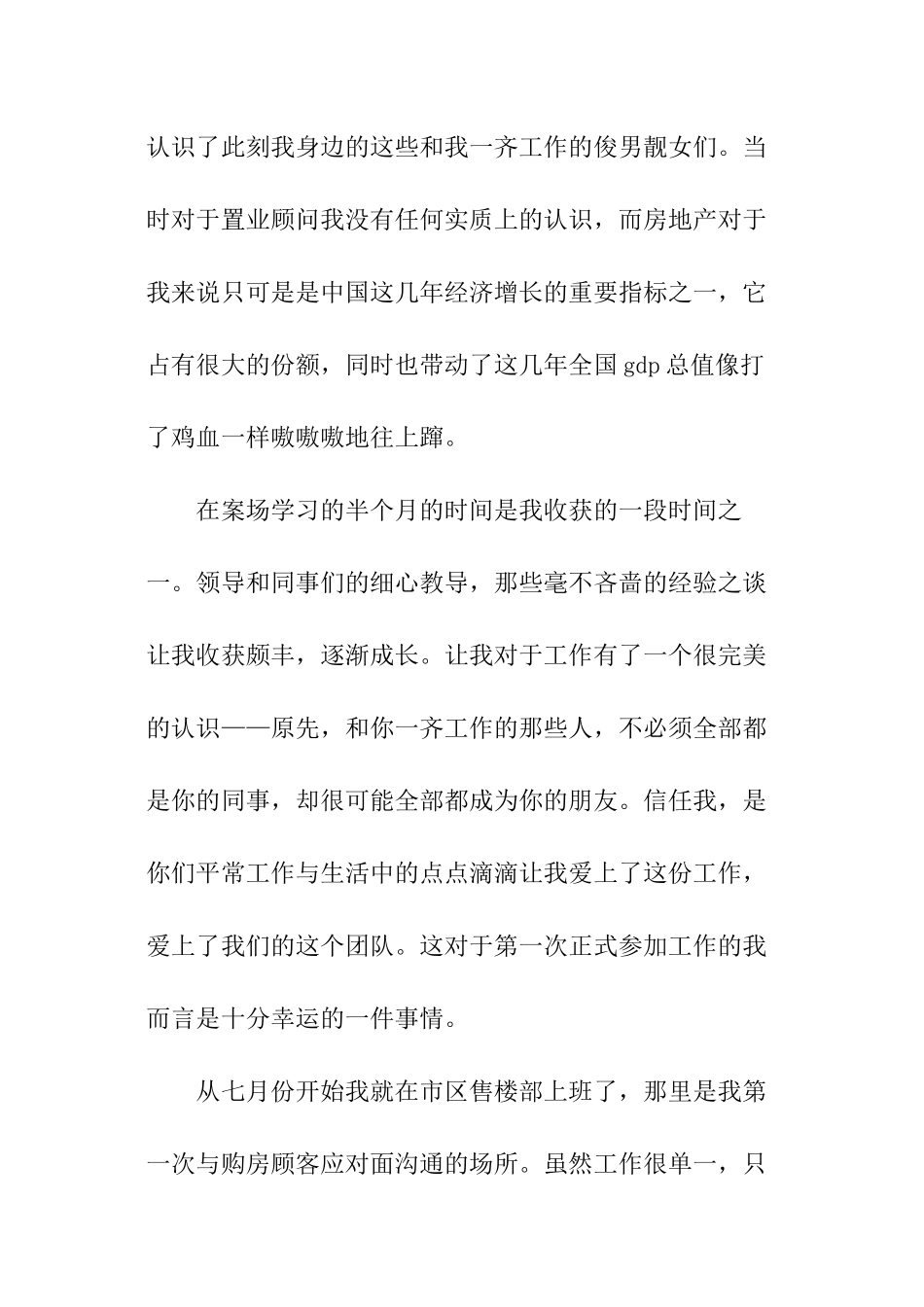 置业顾问自我鉴定_第2页