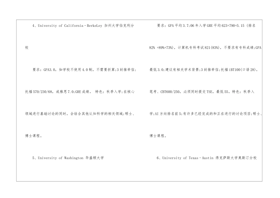 美国留学人工智能专业名校推荐及入学要求_第3页