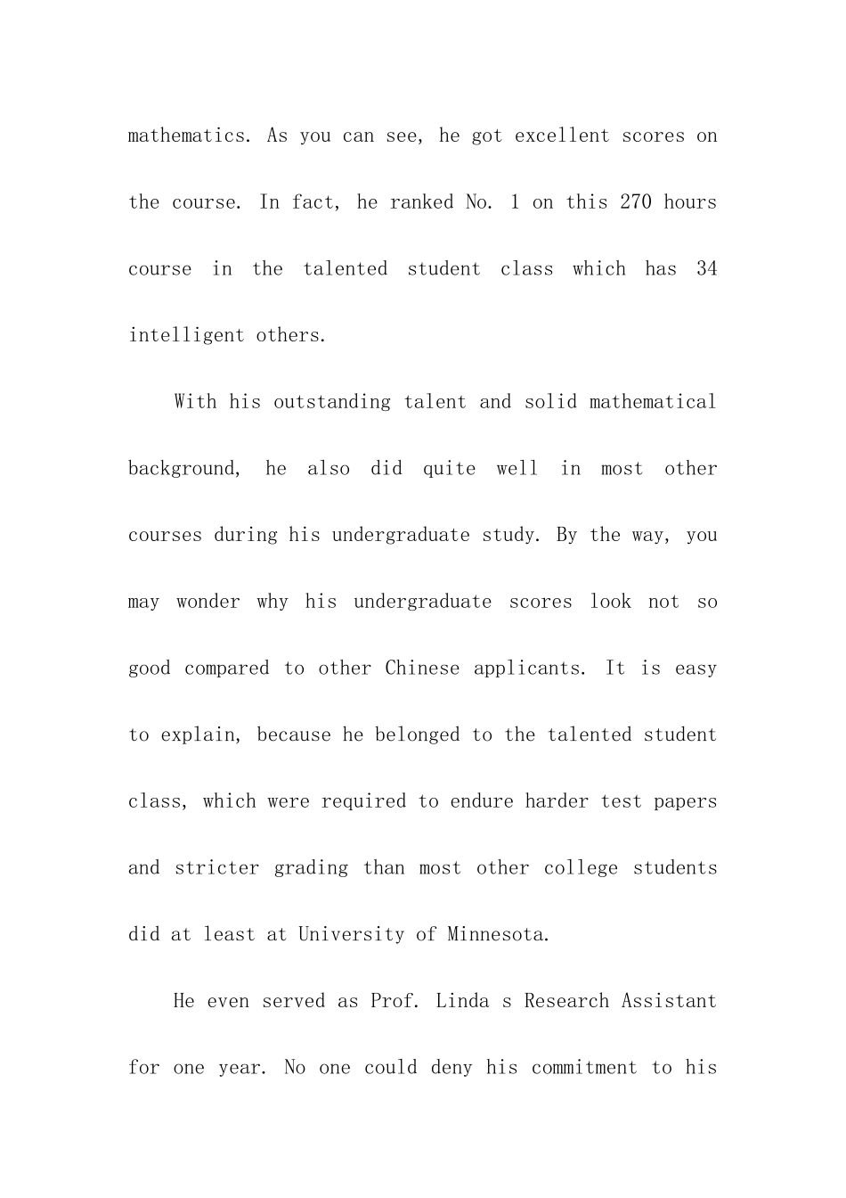 美国留学的推荐信_第2页