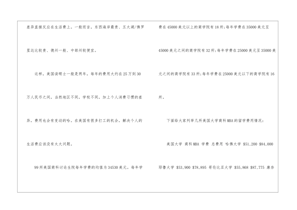 美国研究生留学费用15篇_第3页