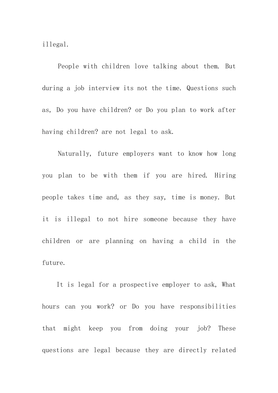 美国非法的面试问题_第2页