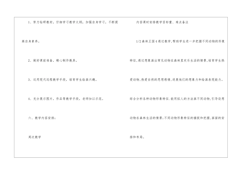 美术教学计划模板汇总四篇_第3页