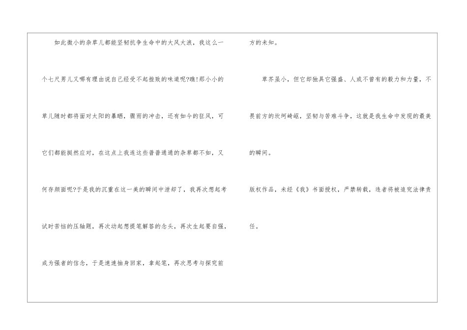 美的瞬间-关于美的作文550字_第2页