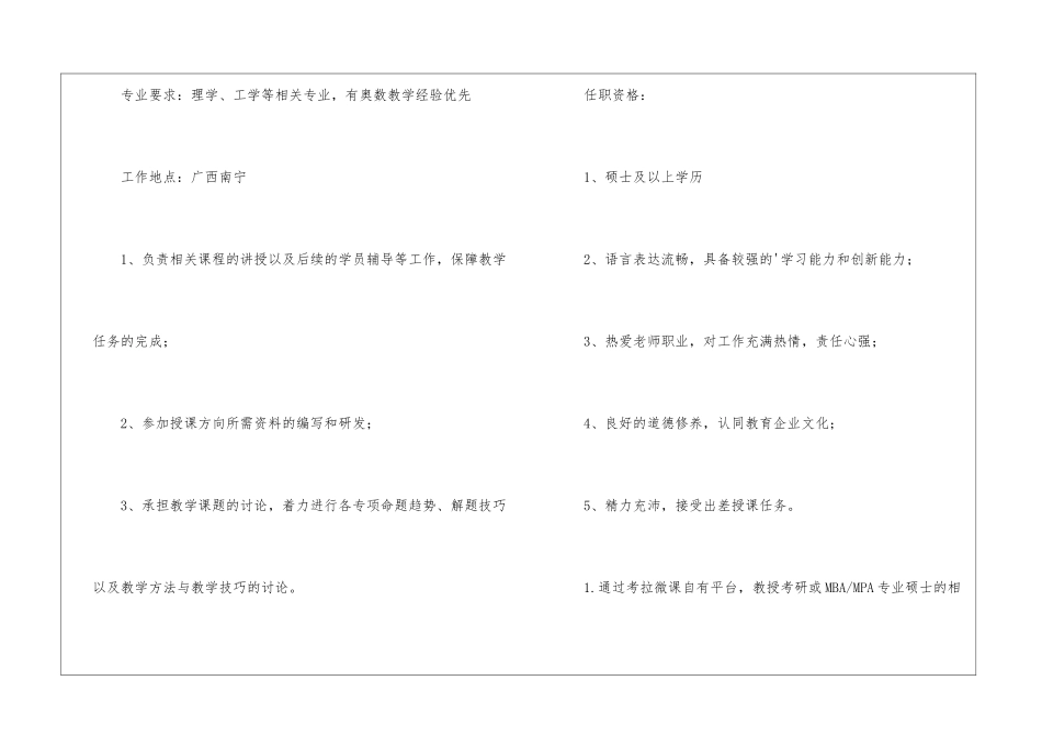 考研培训讲师岗位职责_第3页