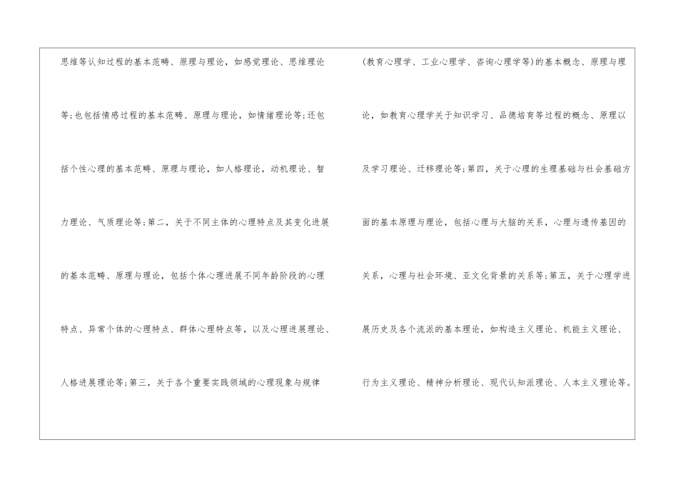考研心理学专业介绍_第2页