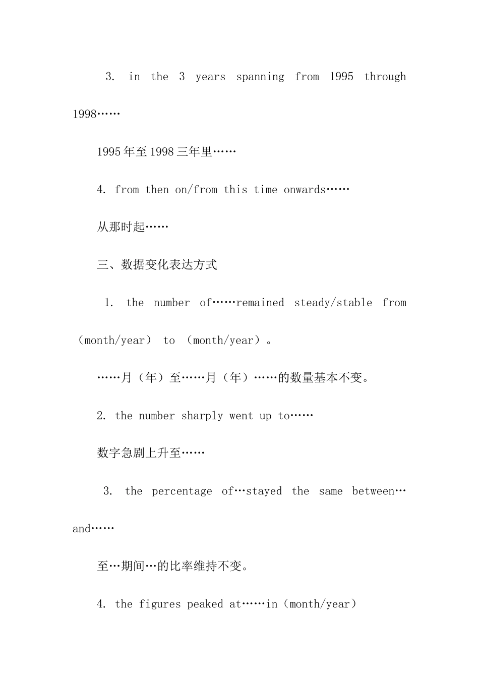 考研英语图表写作套句_第3页
