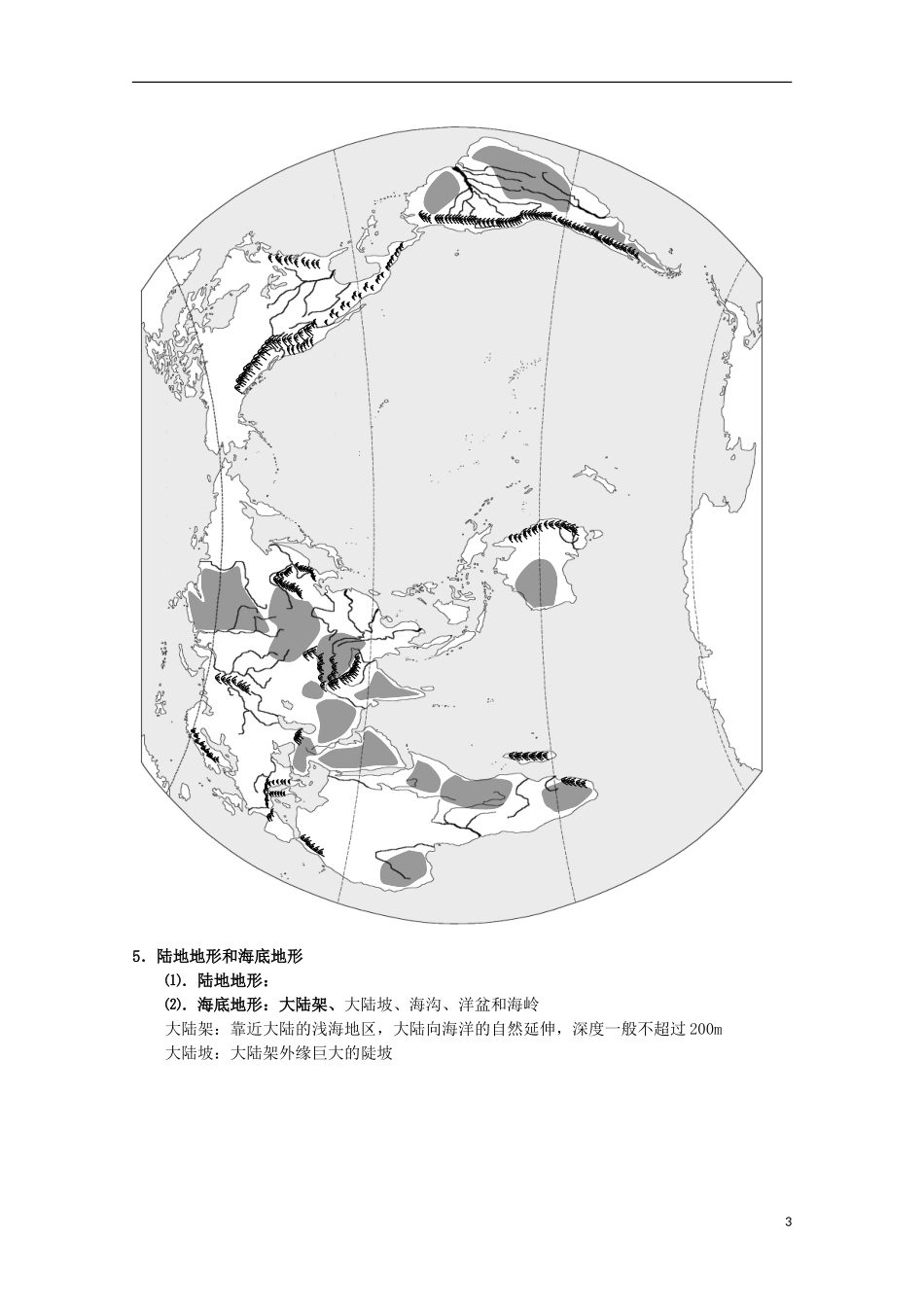2013高考地理 极速提分必备9 世界地理_第3页