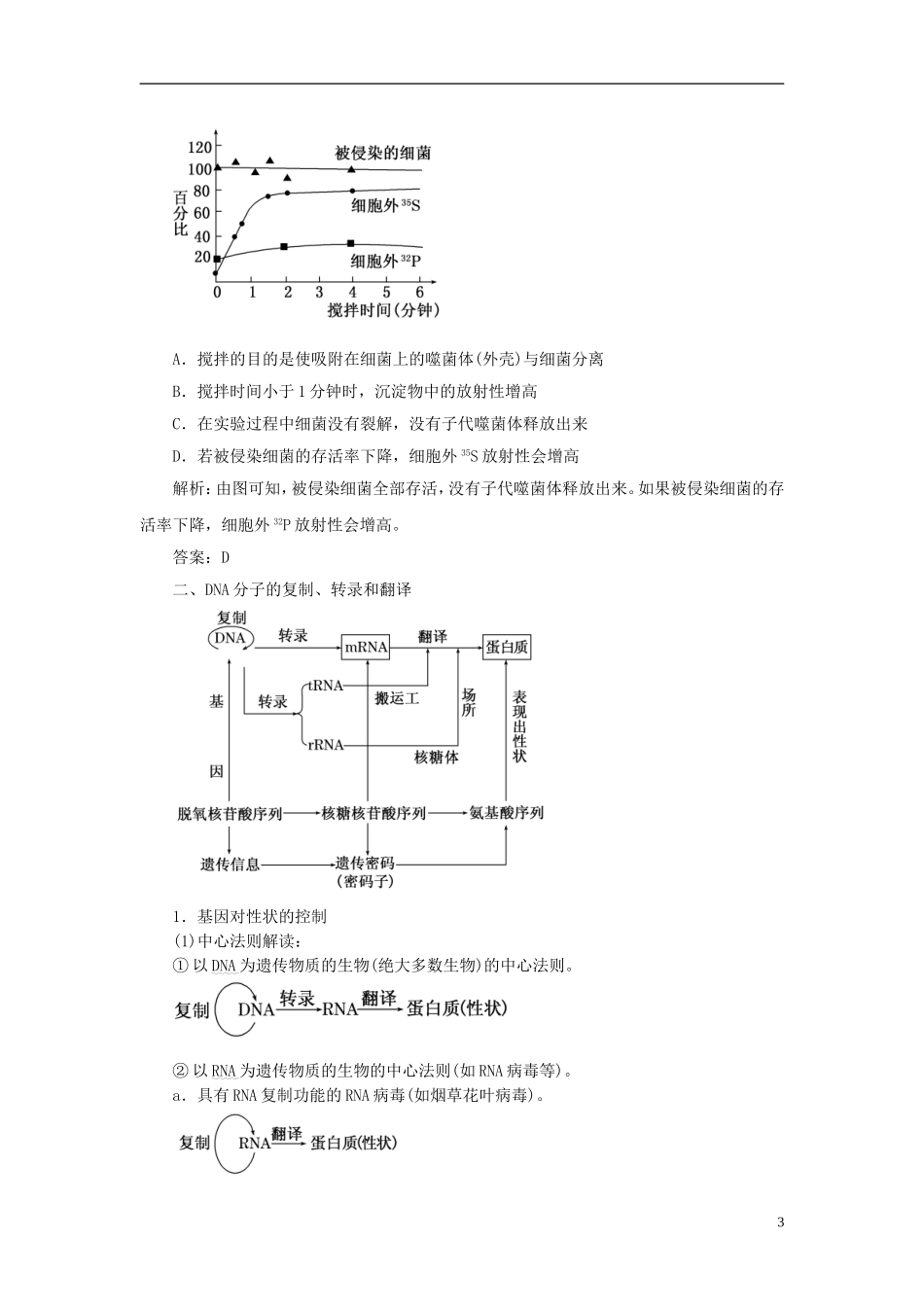 2013高考生物二轮复习精品资料专题05 遗传的基础教学案（教师版）_第3页