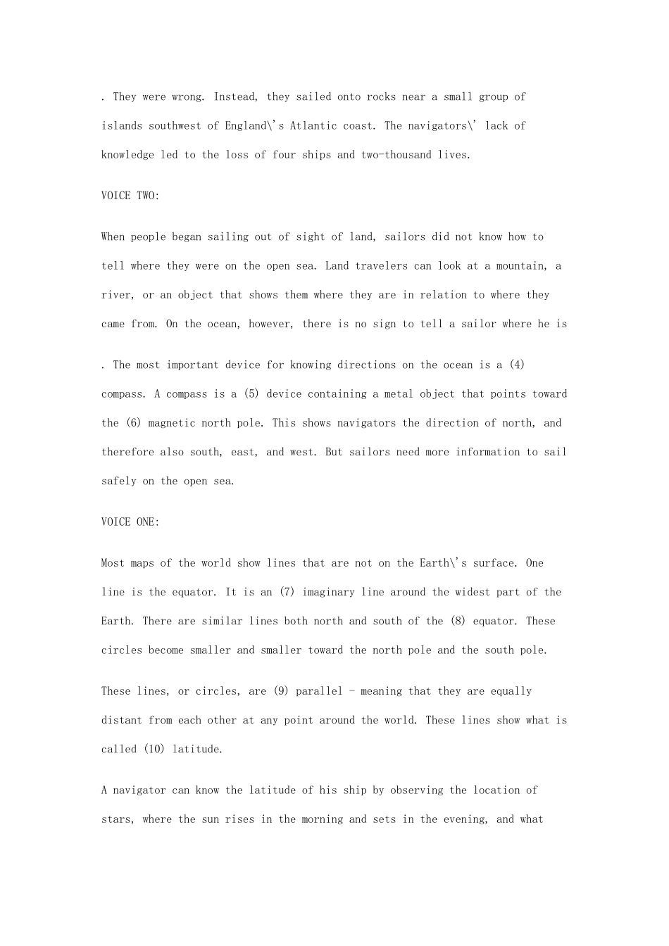 2014-2015学年高中英语 Unit 2 Sailing the oceans explorations素材 新人教版选修9_第2页