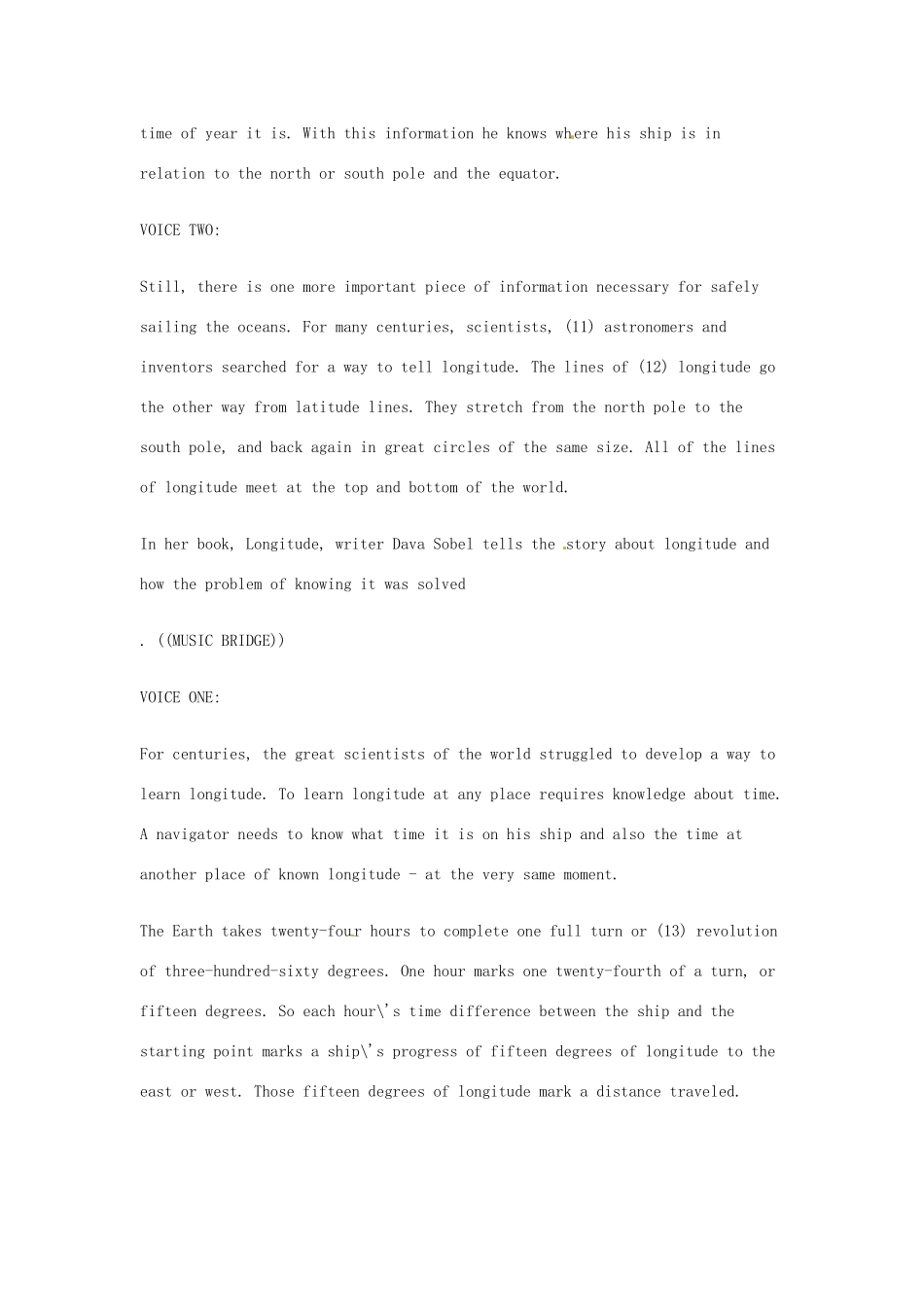 2014-2015学年高中英语 Unit 2 Sailing the oceans explorations素材 新人教版选修9_第3页