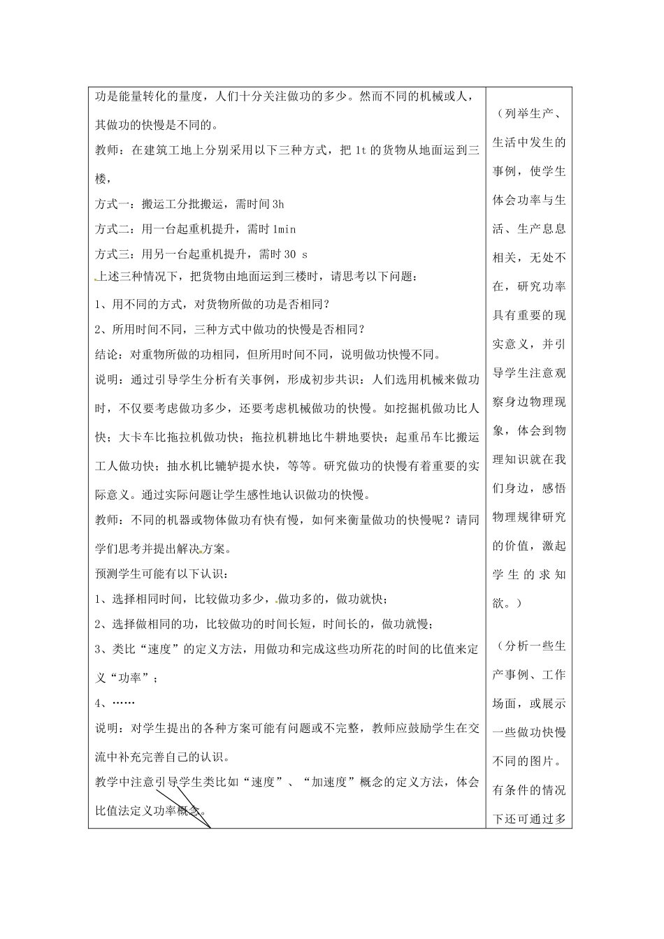 2013高中物理 7.3《功率》同步教案_第2页