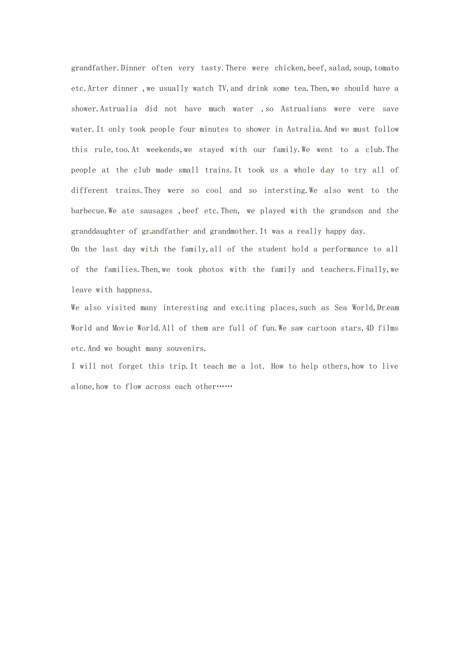 2014-2015学年高中英语 Unit 3 AustraliaThe reporter of the visit to Australia素材 新人教版选修9_第2页