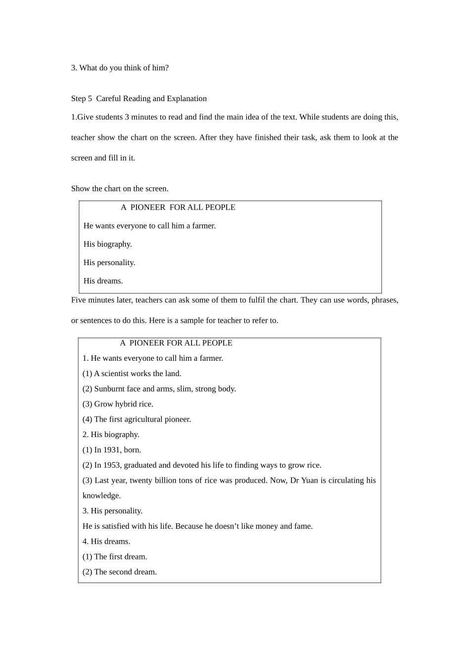 2014-2015高中英语 Unit 2 Working the land教案 新人教版必修4_第3页