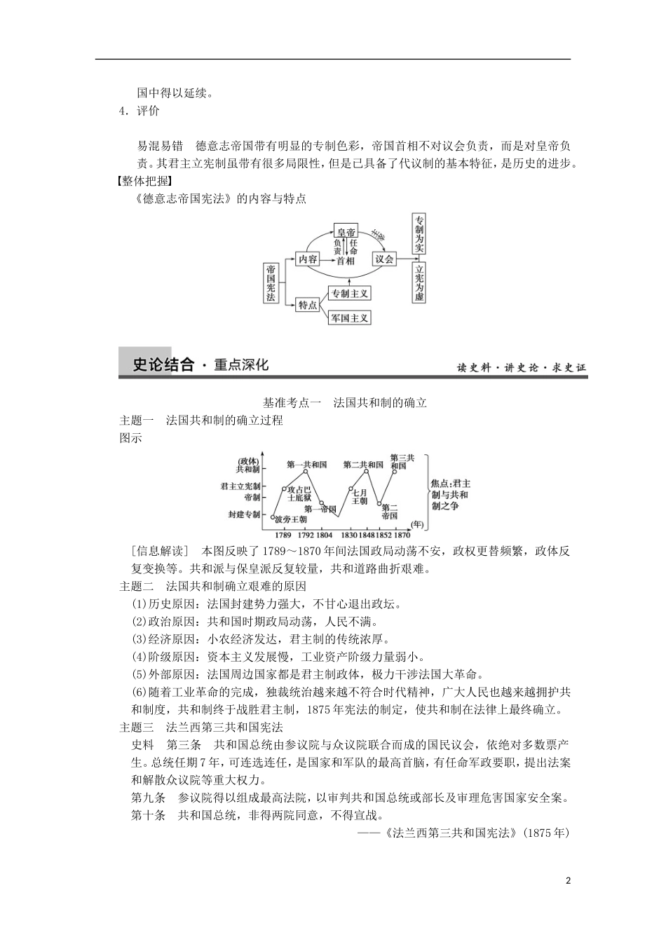 2014届高三历史一轮复习讲义 第5讲 民主政治的扩展 新人教版必修1_第2页