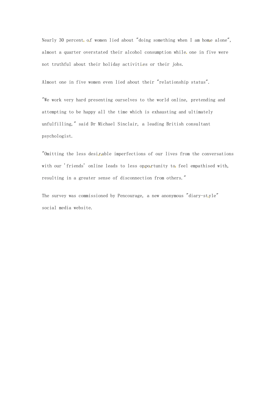 2014届高考英语一轮复习 精选阅读理解文章六十篇（32）_第2页