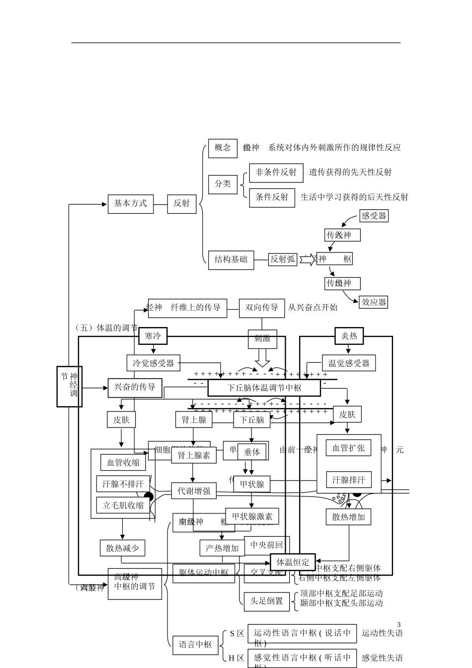 2014届高三生物二轮专题复习 专题八 动植物生命活动的调节学案 新人教版_第3页