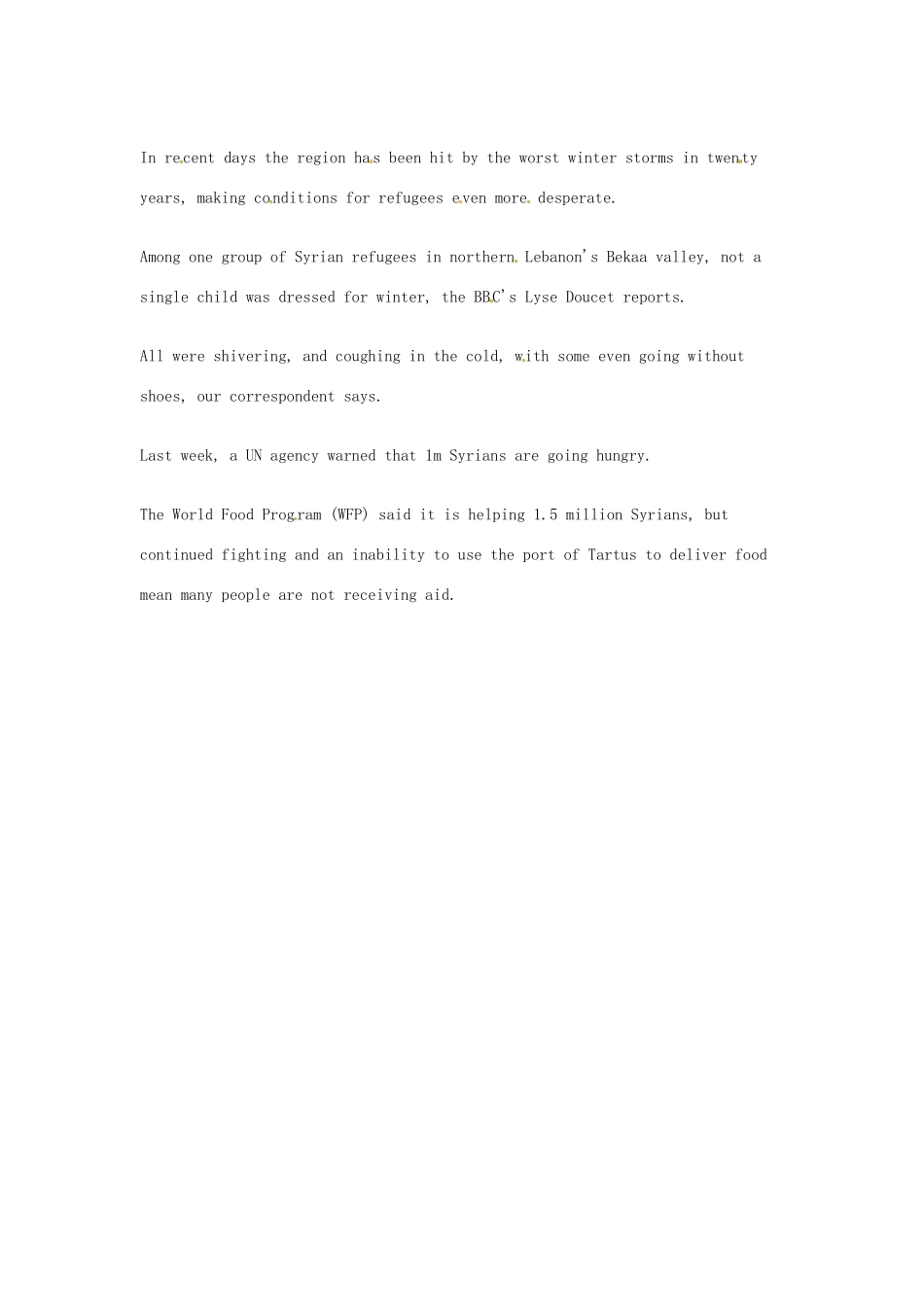 2014届高考英语一轮复习 精选阅读理解文章六十篇（51）_第2页