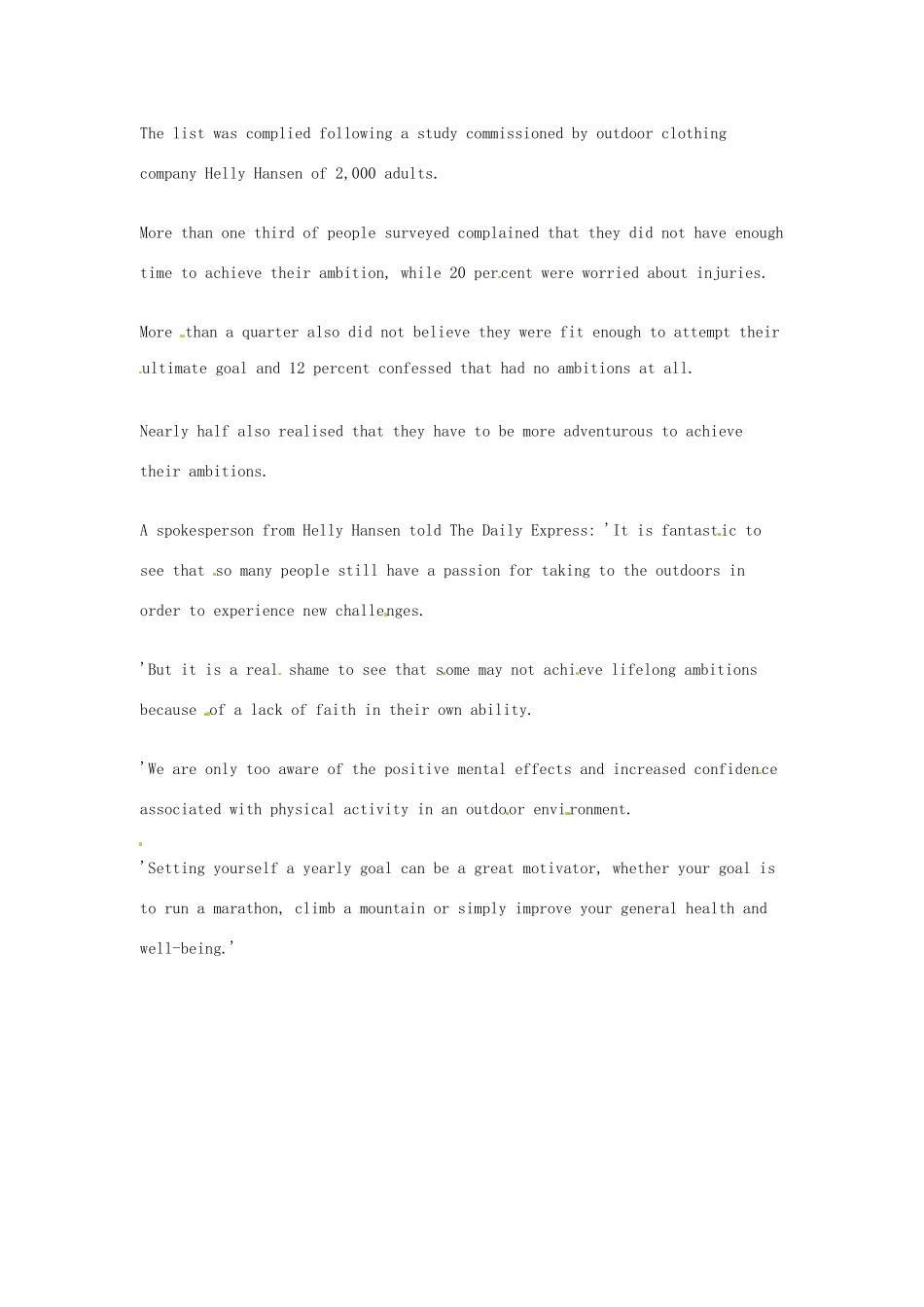 2014届高考英语一轮复习 精选阅读理解文章六十篇（62）_第2页