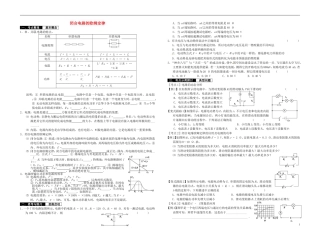 2014届高考物理一轮复习 闭合电路的欧姆定律教学案