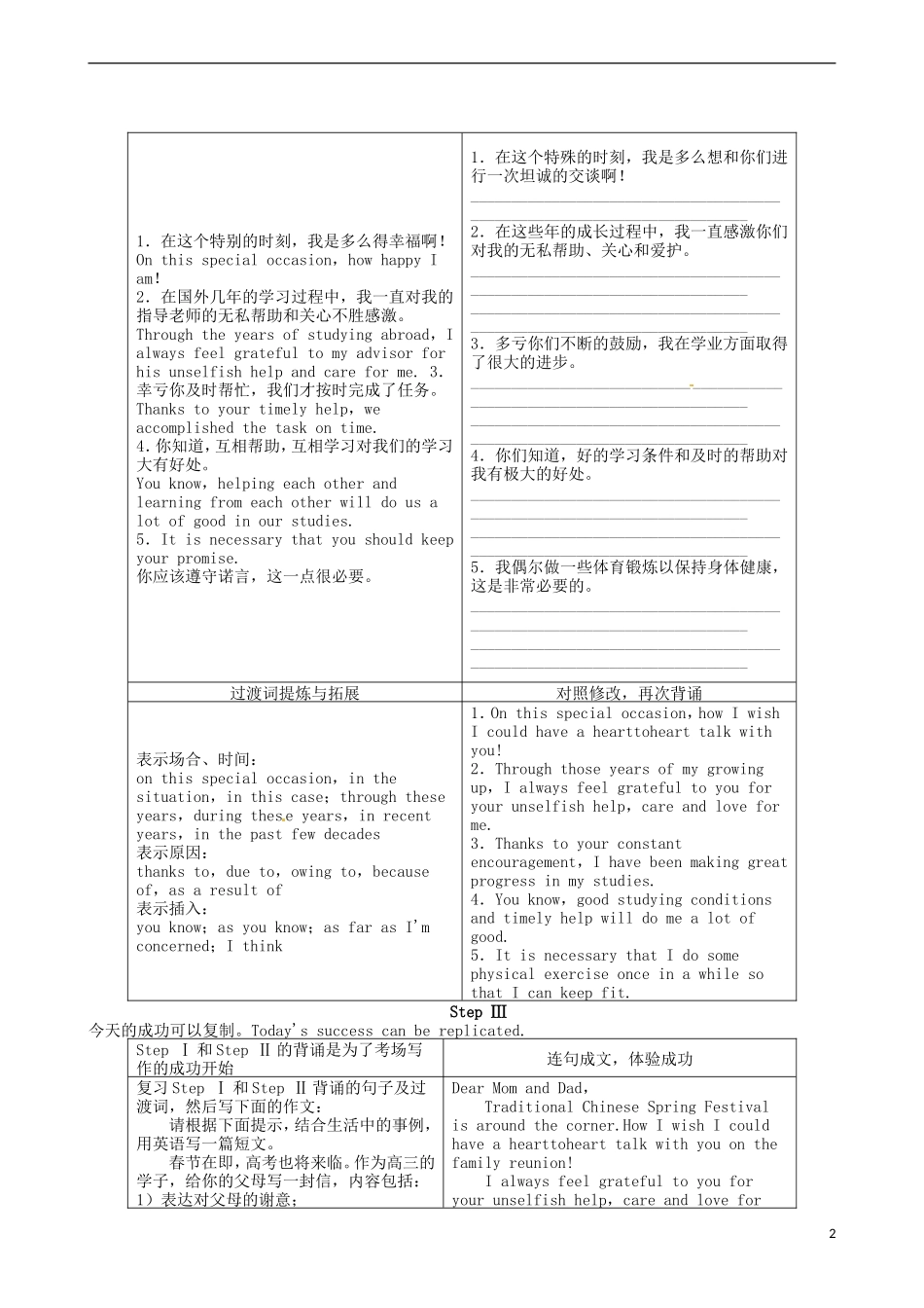 2014届高三英语一轮复习 模块7 Unit1 Livingwithtechnology学案_第2页