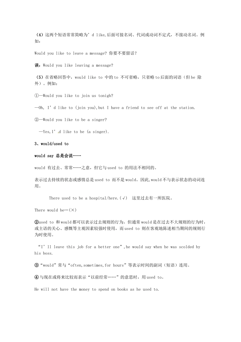 2014届高考英语 重点词汇归纳 would likeshould like复习剖析_第2页