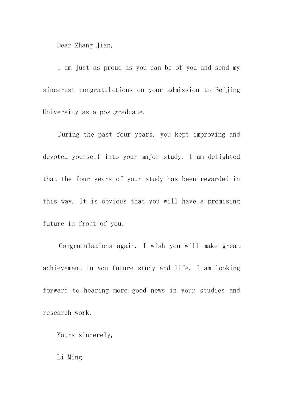 考研英语祝贺信_第3页