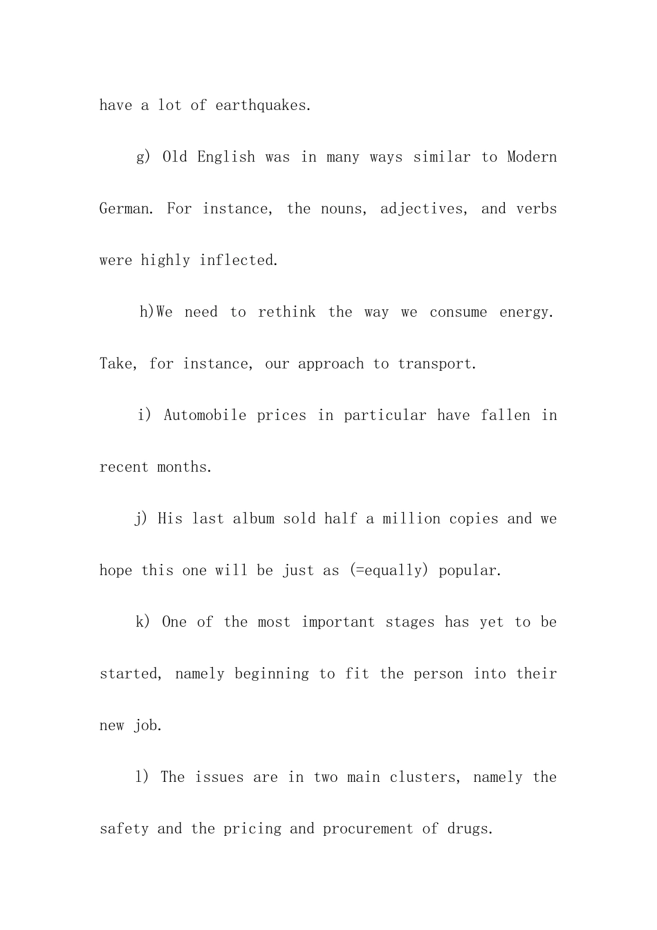 考研英语表举例说明关联词例句_第2页