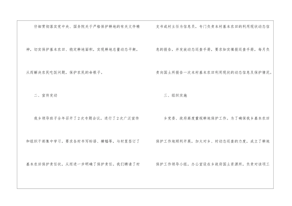 耕地保护年终工作总结_第2页