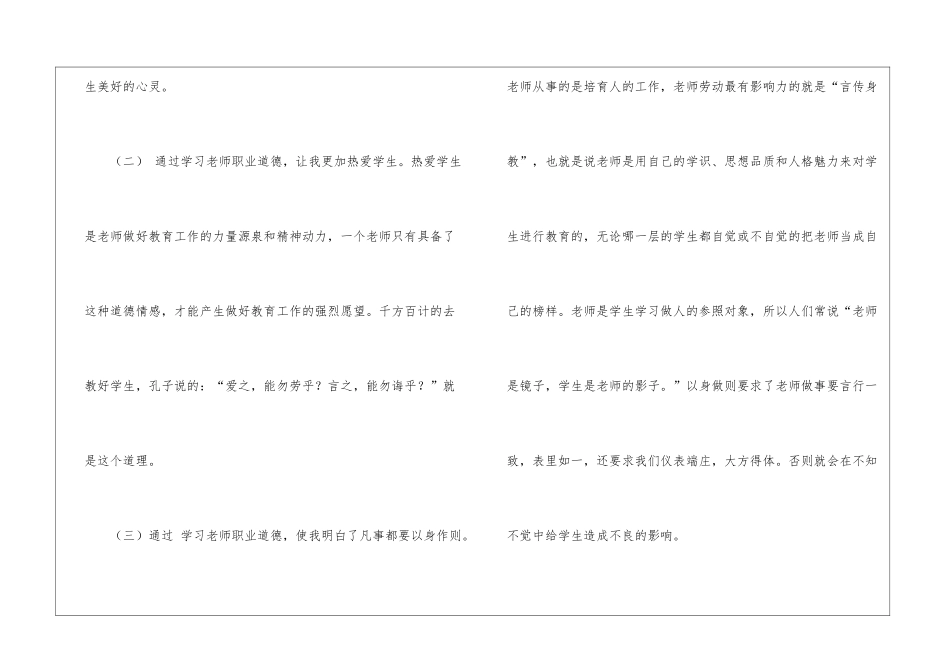职业道德的心得体会_第2页