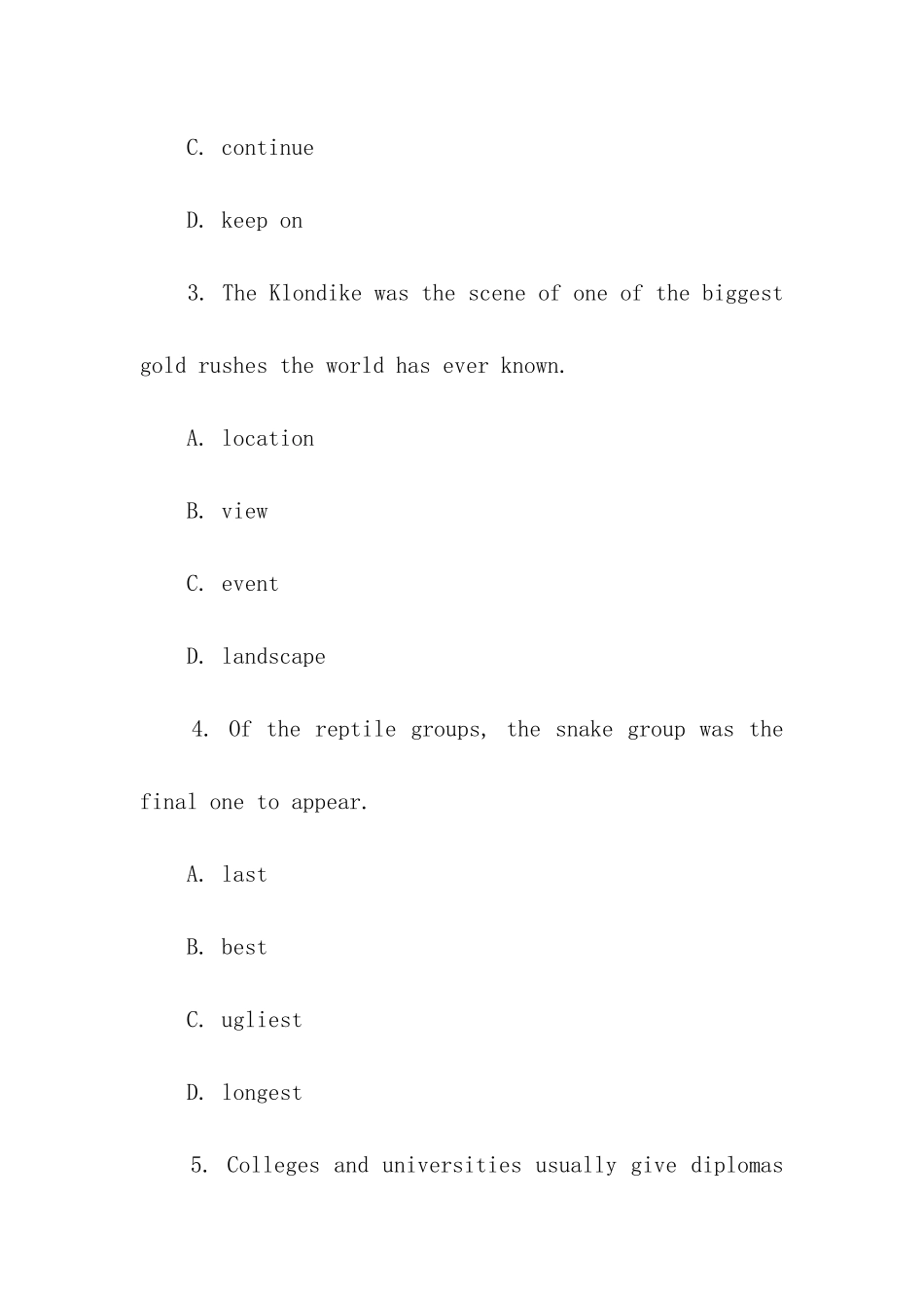 职称英语真题-综合类_第2页