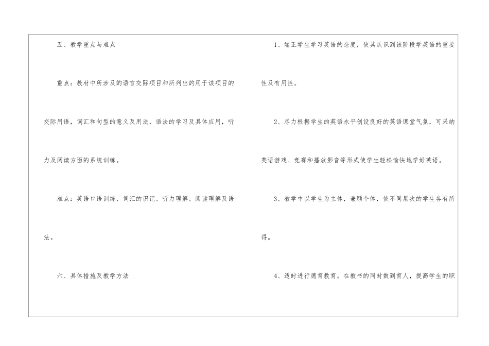 职高英语教师工作计划_第3页