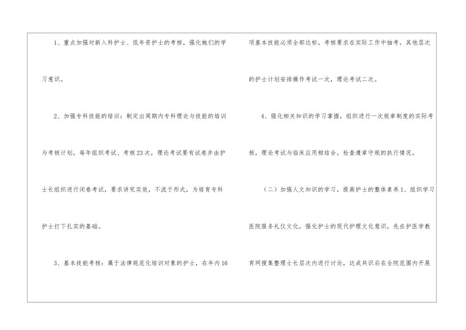 肾内科护理工作计划3篇_第2页
