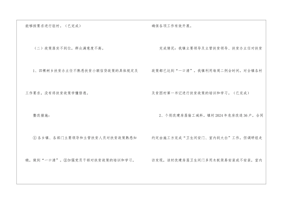 脱贫攻坚作风建设调研整改工作报告_第3页