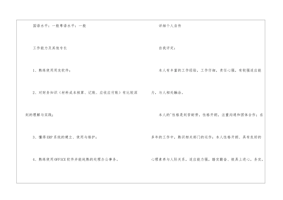 自动化经理简历模板_第3页