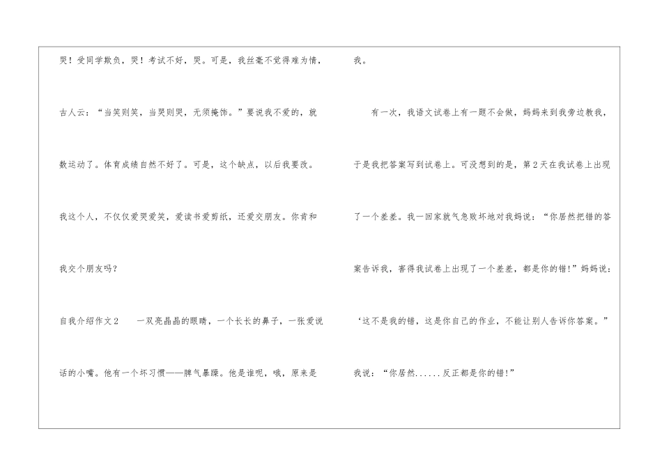 自我介绍作文_第3页