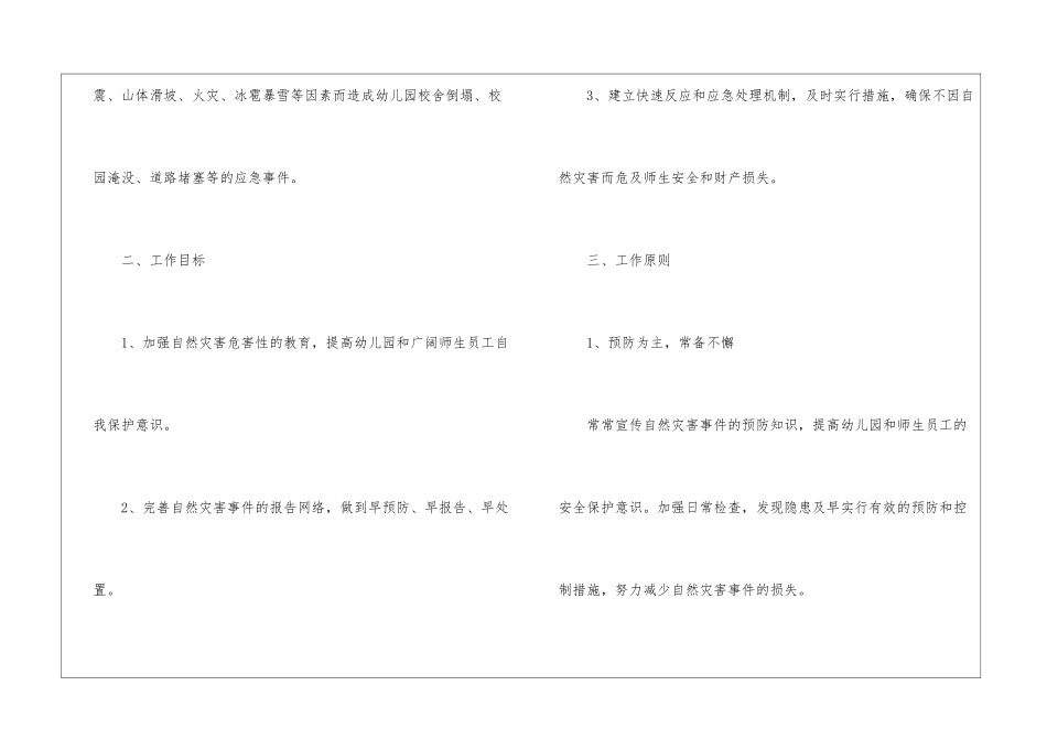 自然灾害安全的应急预案_第2页
