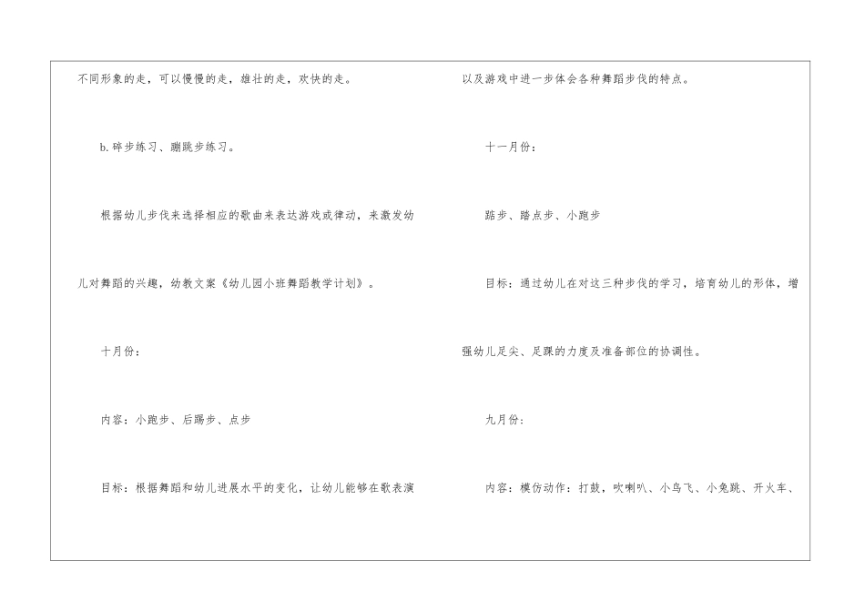 舞蹈教学工作计划4篇_第2页