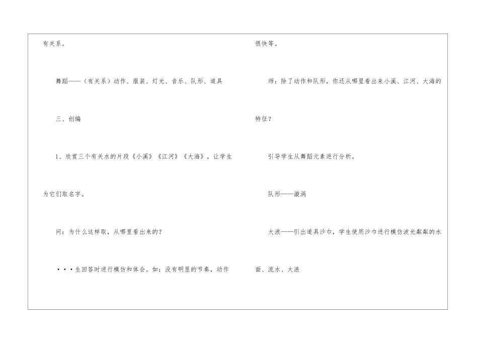 舞蹈教案模板汇总五篇_第3页