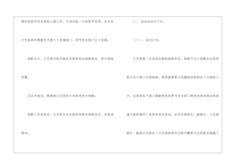 艺术团纳新工作总结-个人工作总结_第3页