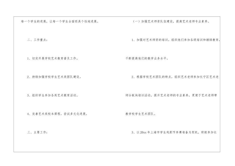 艺术年度工作计划4篇_第2页