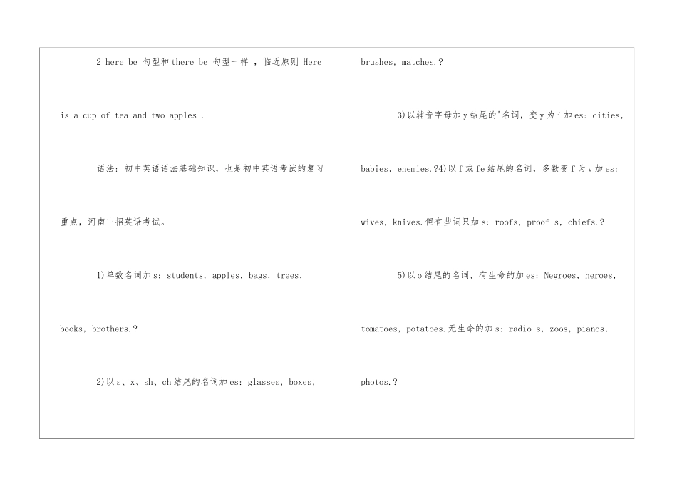 英语上册知识点总结：Unit3_第2页